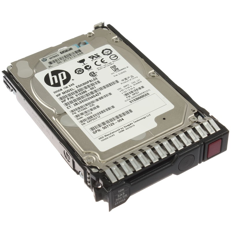 HP 300GB 6G 10K SAS 2.5" SFF Festplatte incl. Rahmen